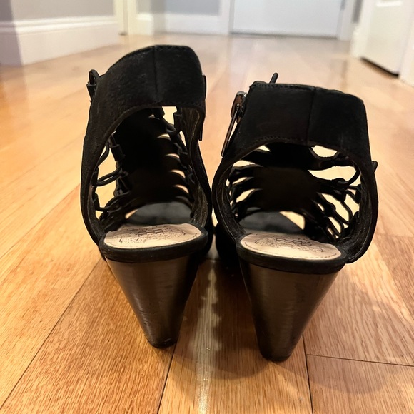 Black Vince Camuto Heeled Sandals - Picture 3 of 7